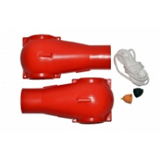 Переходник с кормовой трубы 127 мм с заслонкой